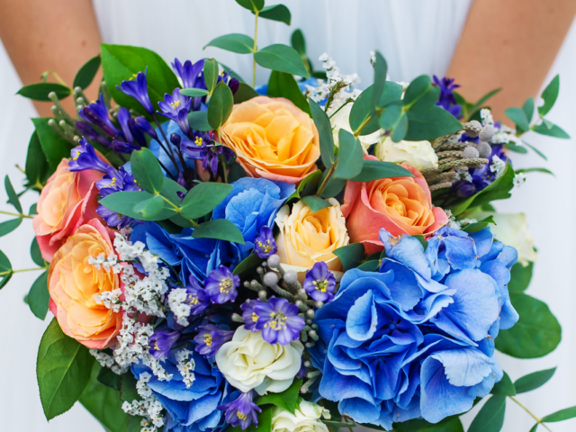 Ślub pełen kwiatów
